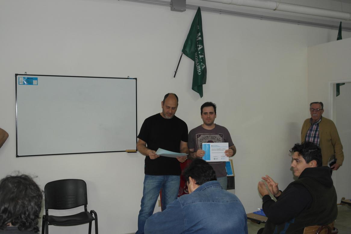 ENTREGA DE CERTIFICADOS Y COMIENZO DE CURSOS