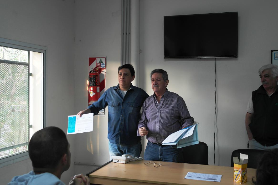 ENTREGA DE CERTIFICADOS Y COMIENZO DE CURSOS