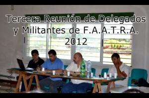 REUNION DE DELEGADOS Y MILITANTES