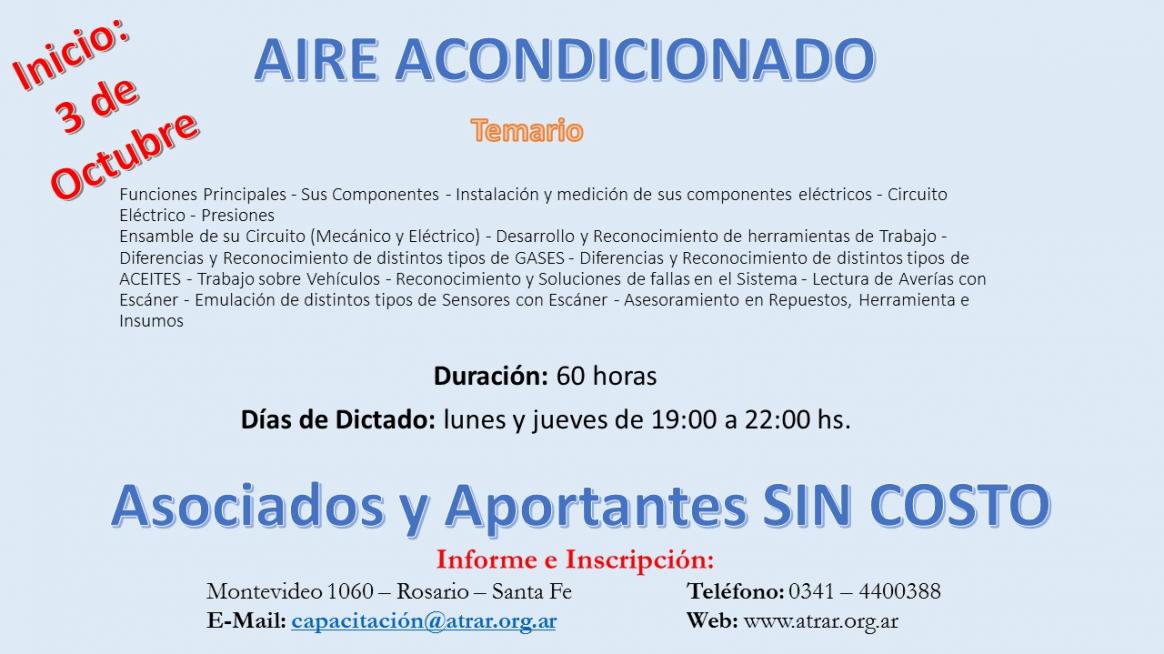 CURSO GRATUITO DE AIRE ACONDICIONADO AUTOMOTRIZ