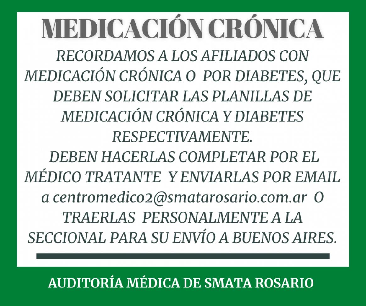 MEDICACION CRONICA